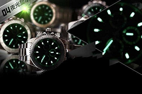 Reloj Cristal de zafiro Plata Acero inoxidable