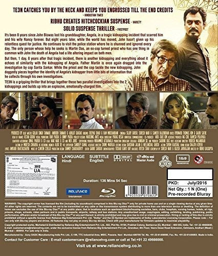 Teen Hindi - Blu Ray