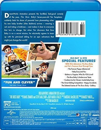 Boss Baby blu-ray