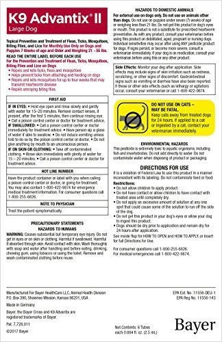 Bayer K9 Advantix Ii Prevención De Pulgas Garrapatas