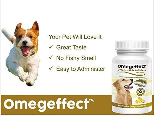 Aceite De Pescado 100% Puro Omega 3 Para Perros: Geles