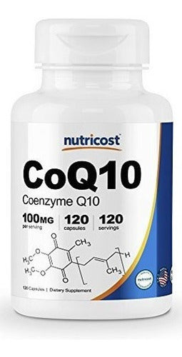 Nutricost Coq10 100 Mg, 120 Cápsulas Vegetarianas, 120