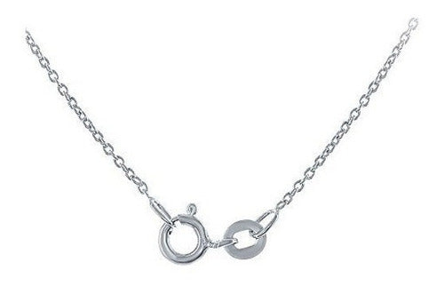 Collar colgante Plata de ley de alta polaco