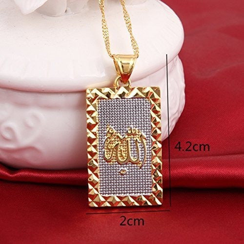 Colgante de Gargantilla de Platino 24k