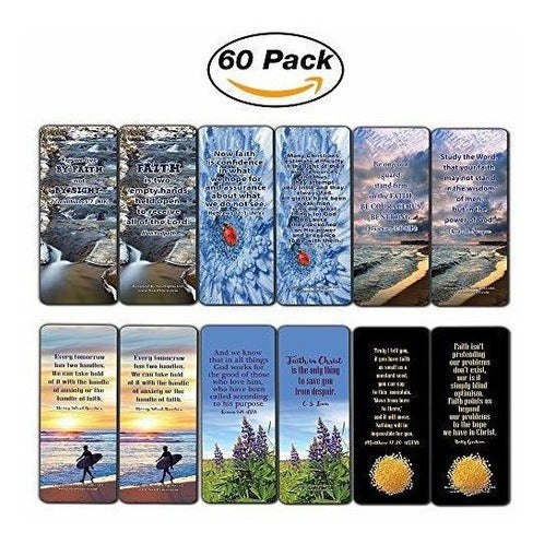 Escrituras tarjetas (60 unidades) con mensajes bíblicos