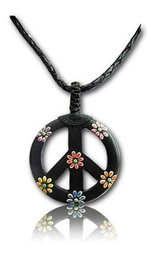 Collar Colgante Con Signo De La Paz