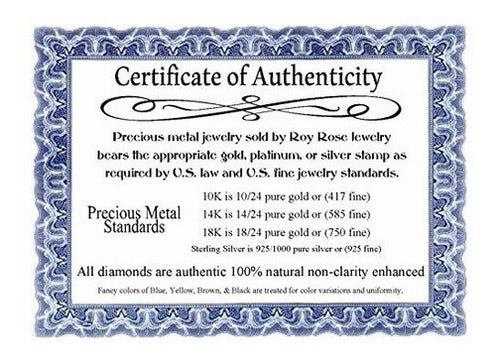 Roy Rose Jewelry Oro Amarillo De 14k 2mm Pulsera De