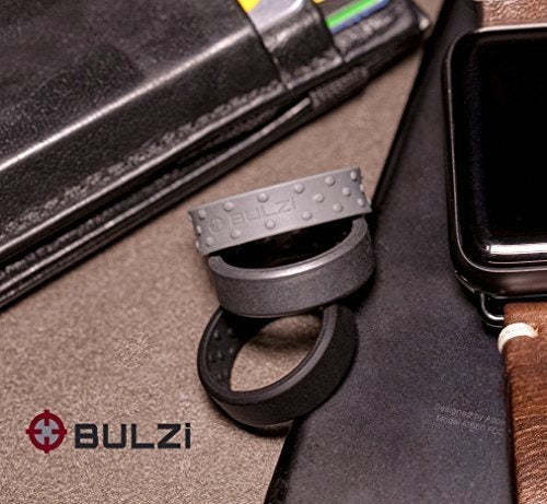 Bulzi - Anillo De Boda De Silicona De Ajuste Cómodo