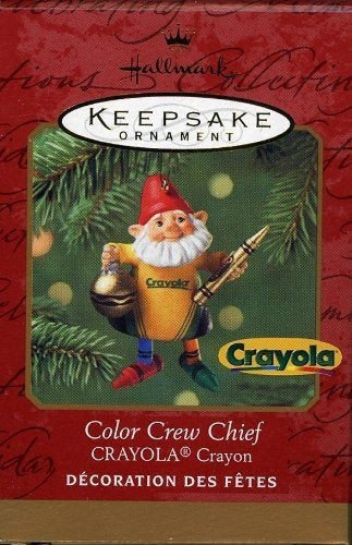 Ornamento De Recuerdo De Hallmark Jefe De Equipo De Color