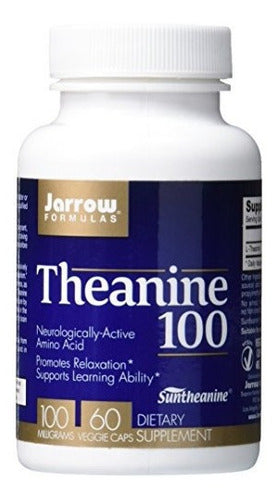 Jarrow Formulas Theanine Promueve La Relajación, 100 Mg, 60