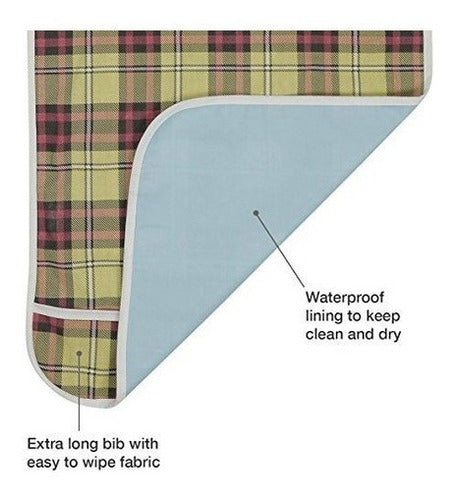 Babero Para Adultos - Protector De Ropa Reutilizable -