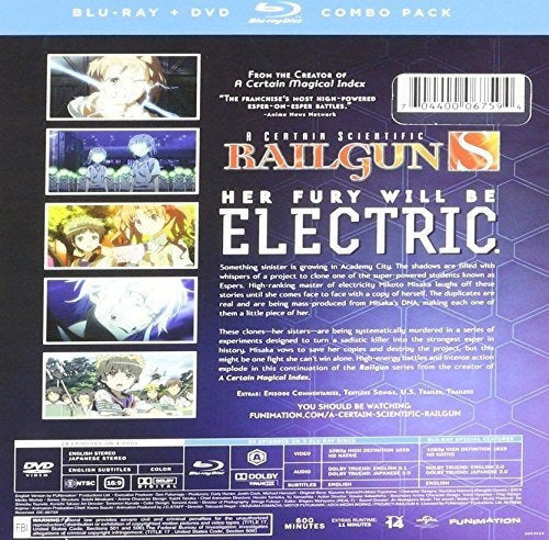 A Certain Scientific Railgun S - Temporada Dos [blu-ray