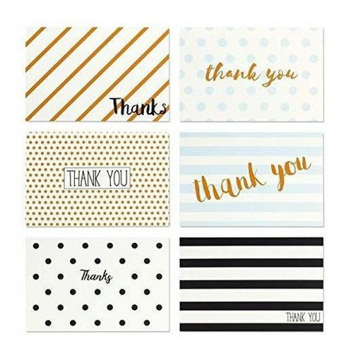 Tarjetas De Agradecimiento: 144 Notas De Agradecimiento