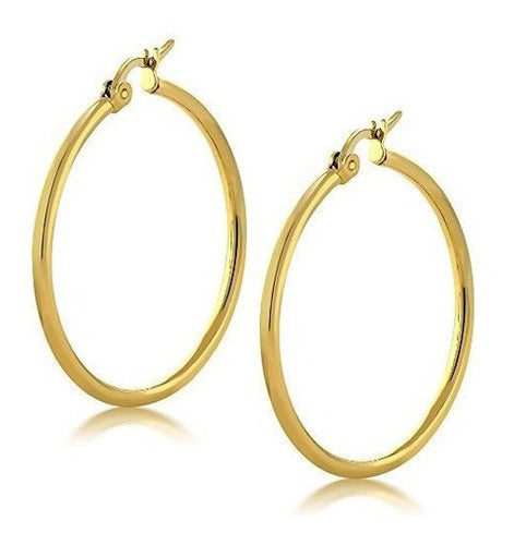 Pendientes De Aro Chapados En Oro