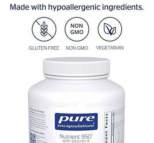 Encapsulaciones puras - Nutriente 950 con vitamina K