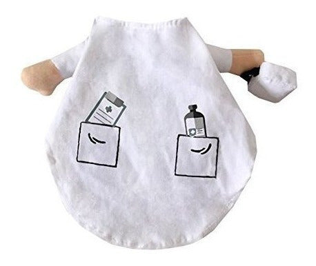 Nacoco Dog Cat Doctor Disfraz Pet Doctor Clothing Ropa De