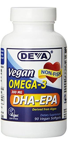 Suplemento Nutricional De Deva Nutrition Vegan Dha-epa