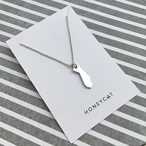 Collar Mini California Honeycat En Plata Joyas