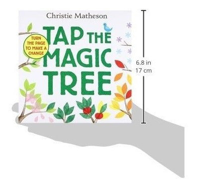 Toque En El Libro De Tablero Del Árbol Mágico