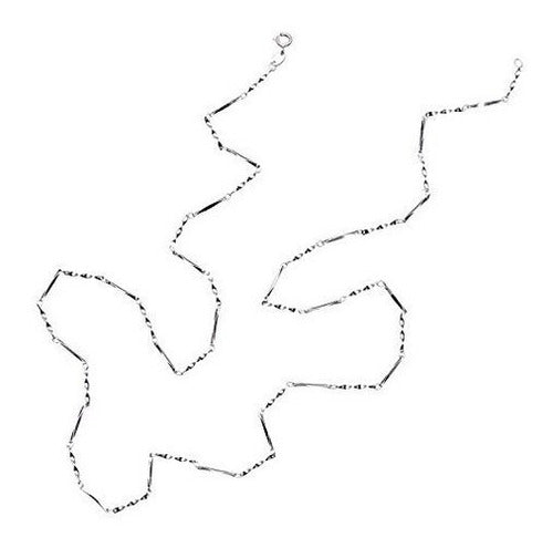 Cadena de eslabones de plata de ley 92