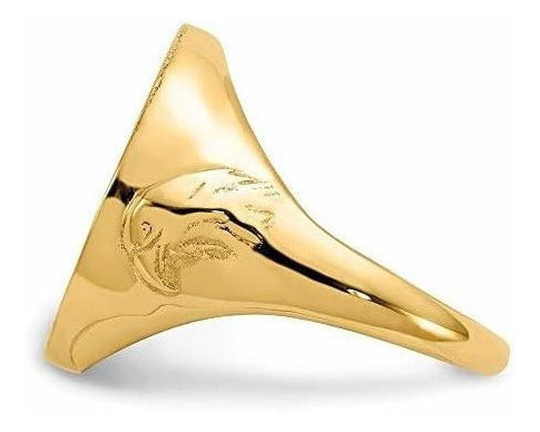 Anillo De Oro Amarillo De 14k 1/10