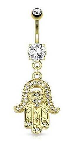 Set De Pendientes Pierce Me Hamsa Model