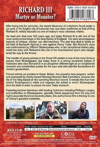 Ricardo Iii;Mártir O Monstruo?La Impactante Verdad Detrás