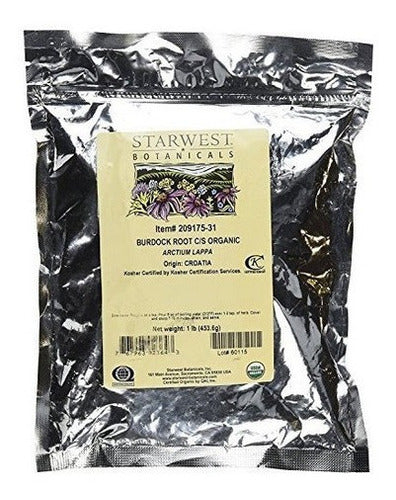 Raíz De Bardana Orgánica C / s 1lb