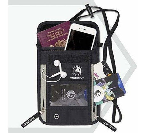 Titular del 4to pasaporte Estuche Para El Cuello