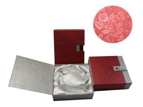 Pulsera Chapada En Rodio Con Cristal De Trébol