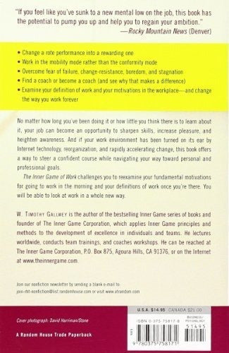 El Juego De Trabajo Interno: Enfoque, Aprendizaje