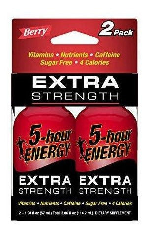 Suplemento Energético Extra Fuerte De 5 Horas, de Baya