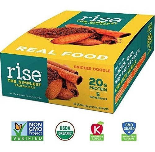 Barritas de proteínas Rise sin gluten