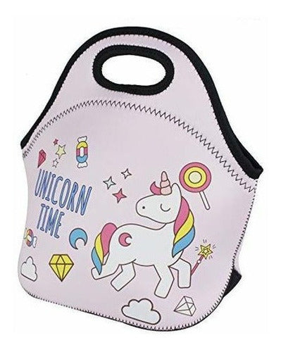 Violet Mist Neopreno Reutilizable Bolsa De Almuerzo Con
