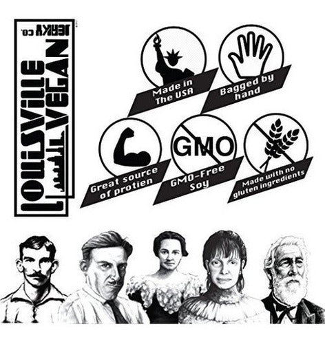 Louisville Vegan Jerky - Pimienta Negra Ahumada