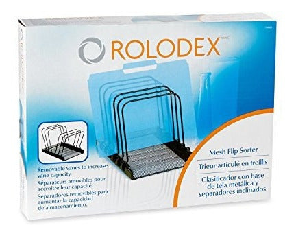 Porta Documentos De Malla 5 Paletas color Negro