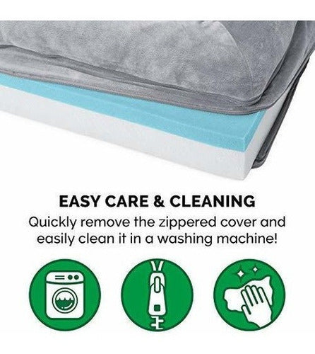 Cama Para Perros Furhaven Gel De Enfriamiento Memory Foam