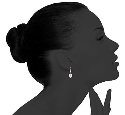 Pendientes De Perlas Cultivadas De Agua Dulce