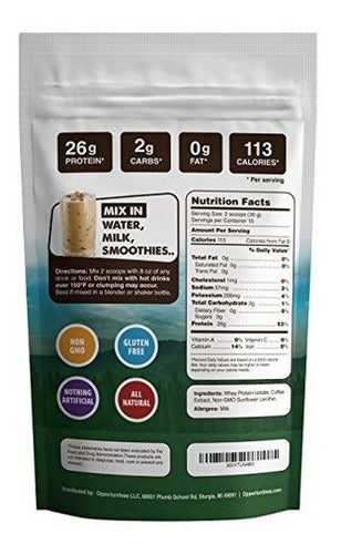 Proteína De Café - Aislado De Suero Alimentado Con