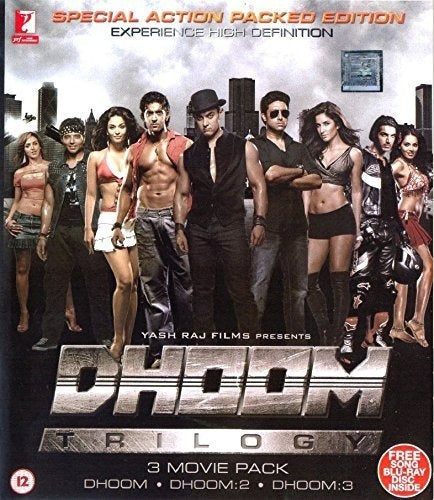 Dhoom Trilogia Pack Con Cantidad Gratuita De Paquete