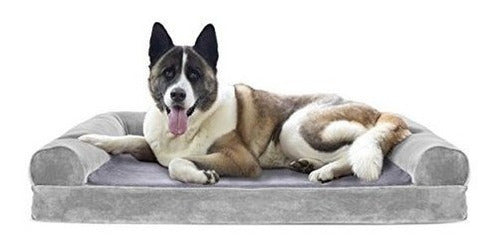 Cama Para Perros Furhaven Gel De Enfriamiento Memory Foam