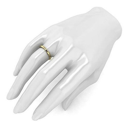 Anillo de bodas pulido Banda simple