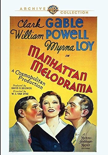 DVD Melodrama de Manhattan (1934)