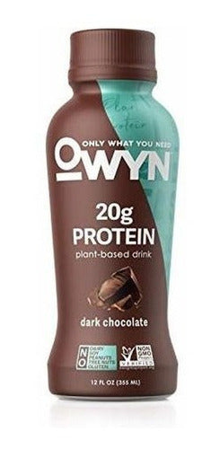 Bebidas de proteína Vegana de Chocolate Oscuro