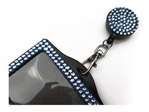 Collar De Cristal Con Cordón De Diamantes De Imitación