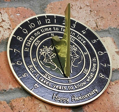 Regalo De Reloj De Sol De Aniversario De Bodas De