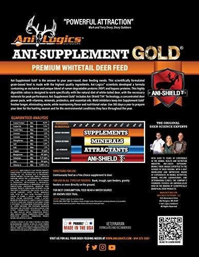 Ani-logics Outdoors Ani-suplemento Gold, 10 Lb