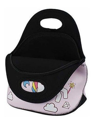 Violet Mist Neopreno Reutilizable Bolsa De Almuerzo Con