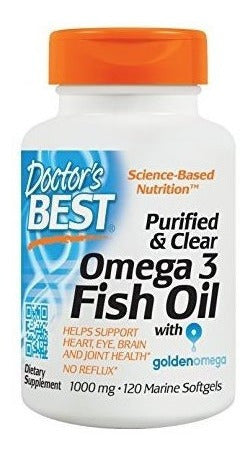 Doctor's Best - Aceite De Pescado Omega 3 Purificado