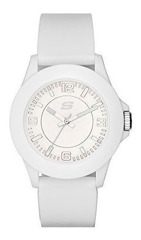 Skechers - Reloj Casual De Cuarzo, Metal Y Silicona Para